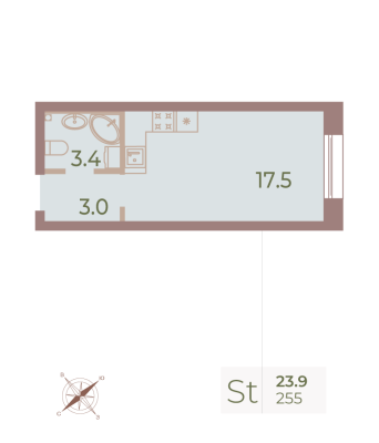 Квартира в ЖК Neva Haus