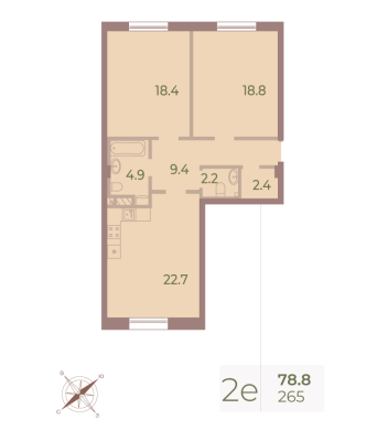 Квартира в ЖК Neva Haus