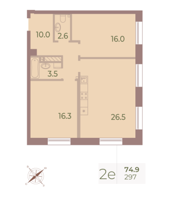Квартира в ЖК Neva Haus