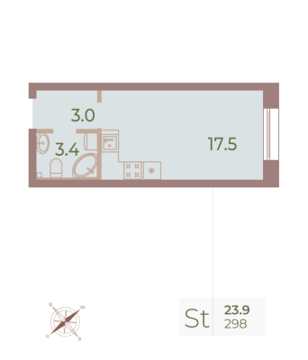 Квартира в ЖК Neva Haus