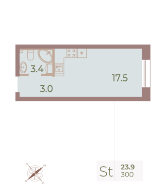 Квартира в ЖК Neva Haus