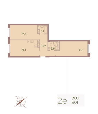 Квартира в ЖК Neva Haus
