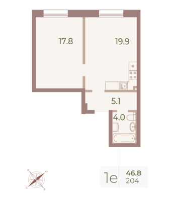 Квартира в ЖК Neva Haus