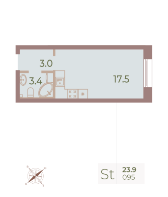 Квартира в ЖК Neva Haus