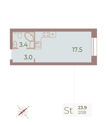 Квартира в ЖК Neva Haus