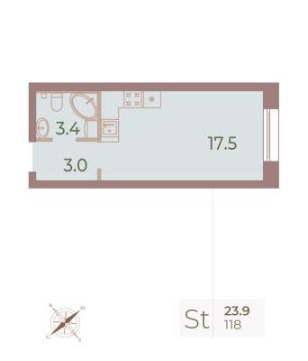 Квартира в ЖК Neva Haus