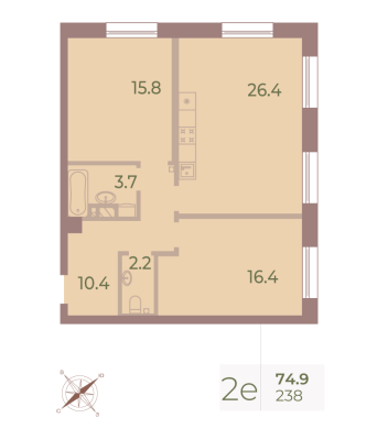Квартира в ЖК Neva Haus