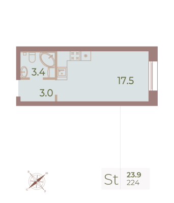 Квартира в ЖК Neva Haus