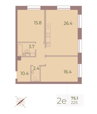 Квартира в ЖК Neva Haus