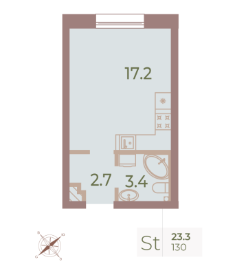 Квартира в ЖК Neva Haus