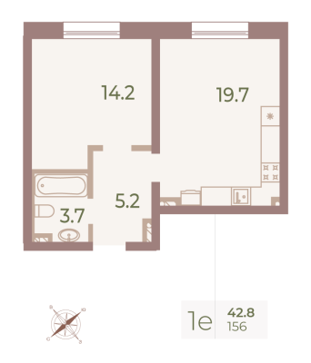 Квартира в ЖК Neva Haus