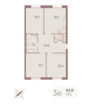 Квартира в ЖК Neva Haus
