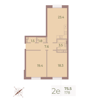 Квартира в ЖК Neva Haus