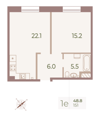 Квартира в ЖК Neva Haus