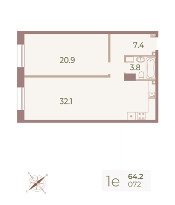 Квартира в ЖК Neva Haus