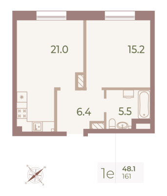 Квартира в ЖК Neva Haus