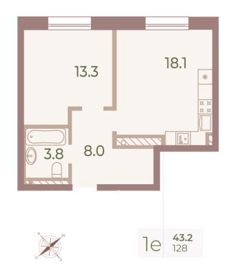 Квартира в ЖК Neva Haus