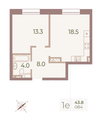 Квартира в ЖК Neva Haus