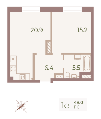 Квартира в ЖК Neva Haus