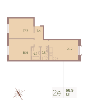 Квартира в ЖК Neva Haus