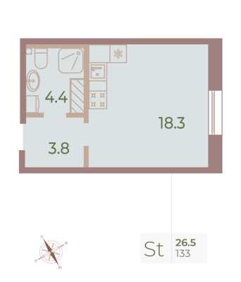 Квартира в ЖК Neva Haus