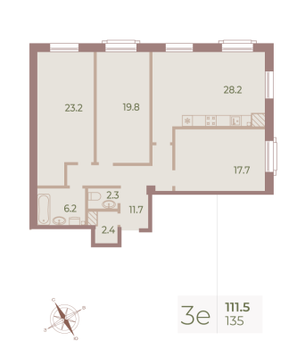 Квартира в ЖК Neva Haus