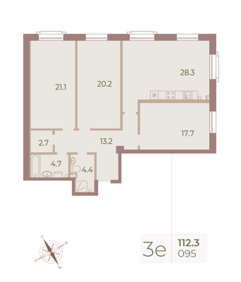 Квартира в ЖК Neva Haus