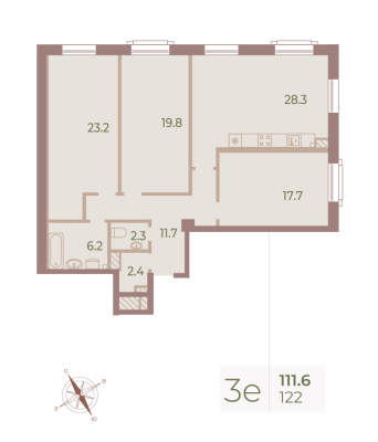 Квартира в ЖК Neva Haus