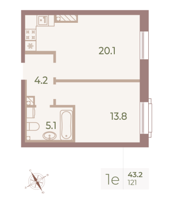 Квартира в ЖК Neva Haus