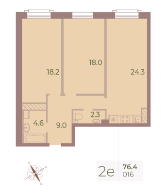 Квартира в ЖК Neva Haus