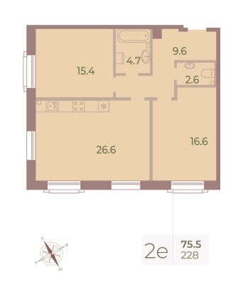 Квартира в ЖК Neva Haus