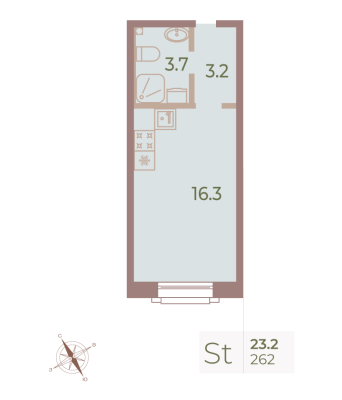 Квартира в ЖК Neva Haus