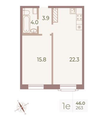 Квартира в ЖК Neva Haus