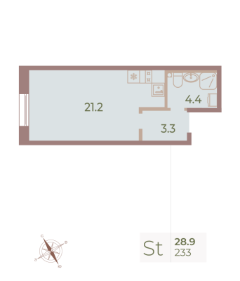 Квартира в ЖК Neva Haus