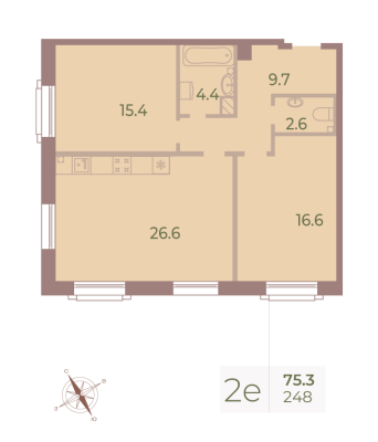 Квартира в ЖК Neva Haus