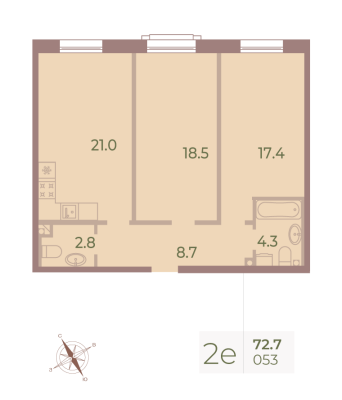 Квартира в ЖК Neva Haus