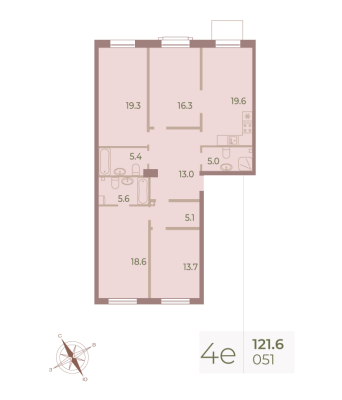 Квартира в ЖК Neva Haus