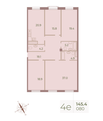 Квартира в ЖК Neva Haus