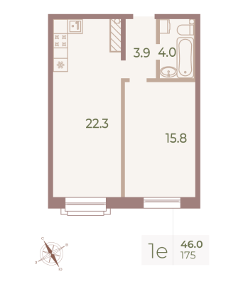 Квартира в ЖК Neva Haus