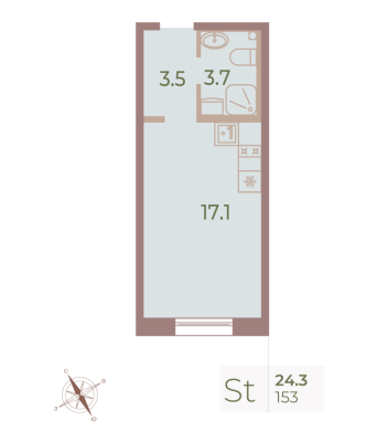 Квартира в ЖК Neva Haus