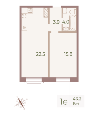 Квартира в ЖК Neva Haus