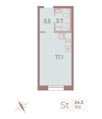 Квартира в ЖК Neva Haus