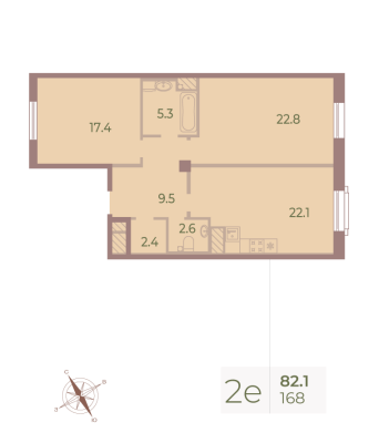 Квартира в ЖК Neva Haus