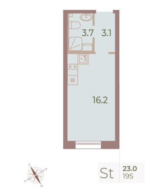 Квартира в ЖК Neva Haus