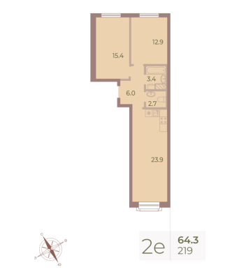 Квартира в ЖК Neva Haus