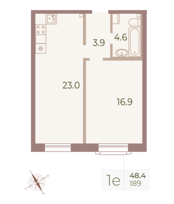 Квартира в ЖК Neva Haus