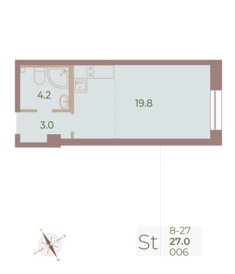 Квартира в ЖК Neva Haus