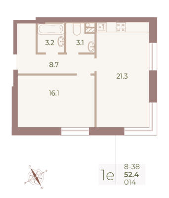 Квартира в ЖК Neva Haus
