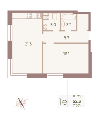 Квартира в ЖК Neva Haus