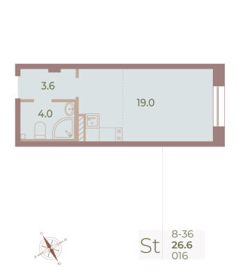 Квартира в ЖК Neva Haus